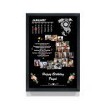 Customized Moon Shape Photo Frame